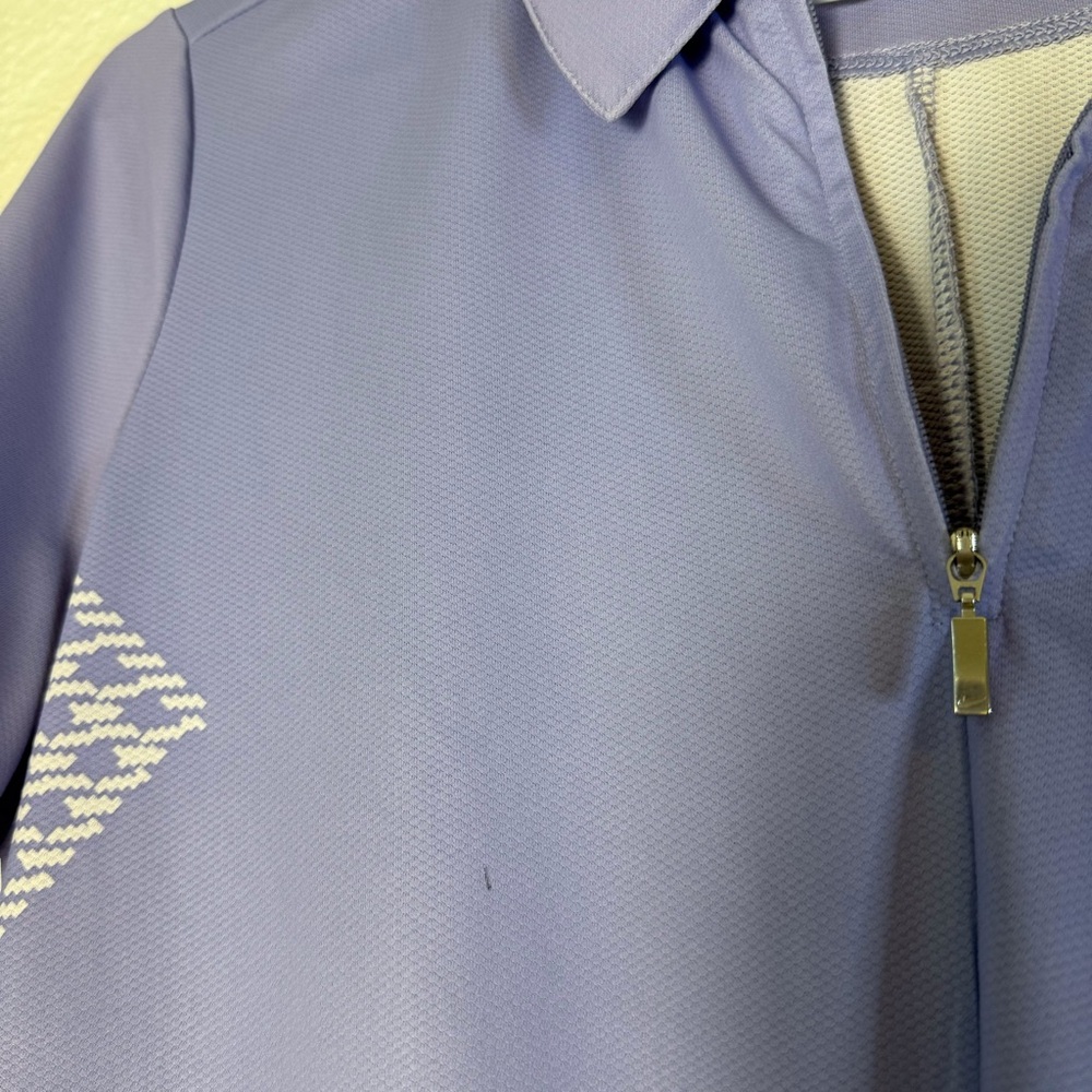 Womens Golf Tennis shirt Lavender Nike Dry Fit Sz M - Picture 5 of 5